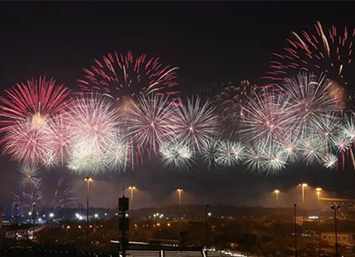 和林格尔县焰火晚会